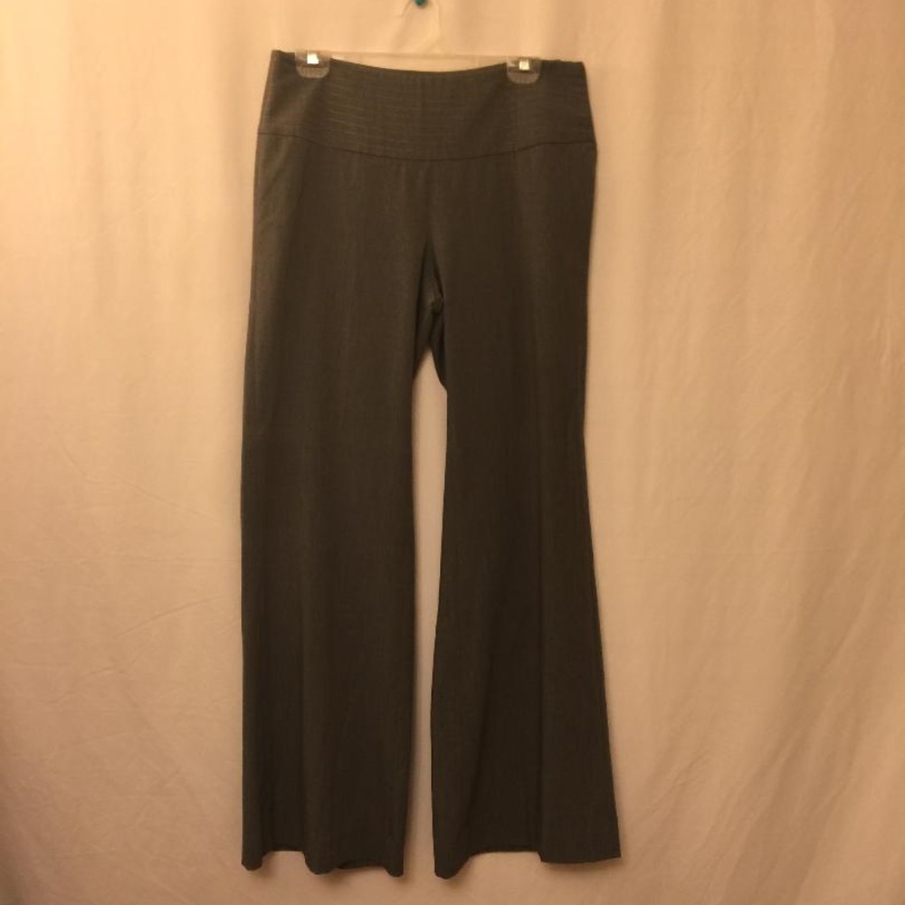 Kensie Stretch Gray Heather Pants, Size 6
